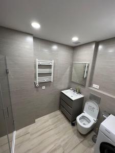Koupelna v ubytování Aparthotel Holiday Lux Batumi