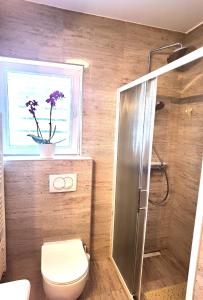 Koupelna v ubytování Apartments & Rooms Milena