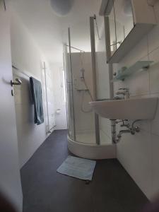 Koupelna v ubytování Apartment Storchennest