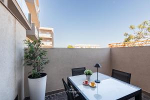 En balkon eller terrasse på House&Villas - Sea House