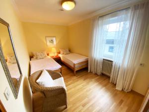 Postel nebo postele na pokoji v ubytování Haus Irmgard