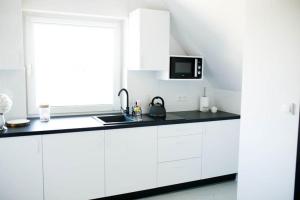 Kuchnia lub aneks kuchenny w obiekcie Apartamenty Scarlet