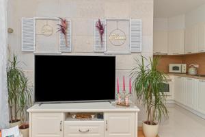 Kuchyň nebo kuchyňský kout v ubytování Apartment Đaninovica II