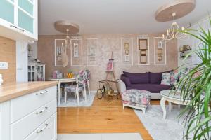 Posezení v ubytování Apartment Đaninovica II
