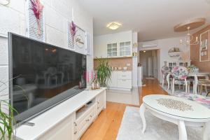 Kuchyň nebo kuchyňský kout v ubytování Apartment Đaninovica II
