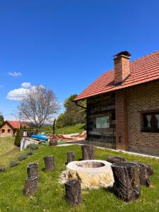 Zahrada ubytování Vila Countryhouse Pijevci