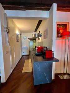 Kuchyň nebo kuchyňský kout v ubytování suite via fillungo
