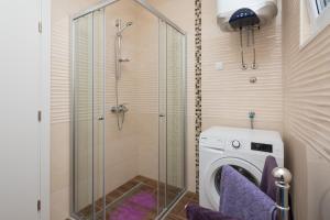 Koupelna v ubytování Apartment Đaninovica II
