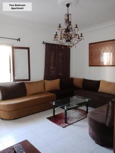 Istumisnurk majutusasutuses Martil Center Apartments