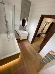 Phòng tắm tại Apartament Rybical