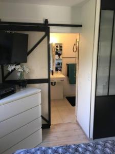 Posteľ alebo postele v izbe v ubytovaní Charmante maison neuve à 2 pas de la mer !!