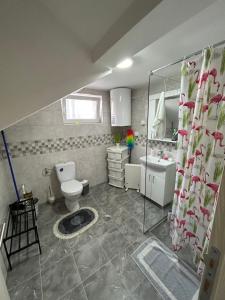 Koupelna v ubytování Apartman i Studio Nikolas + 8 fotografií