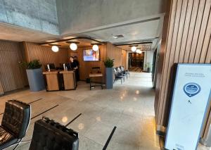 Vstupní hala nebo recepce v ubytování Flat REFORMADO em hotel no Jardins + 12 fotografií