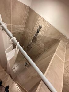 A bathroom at Penzión Michaela Vyhne