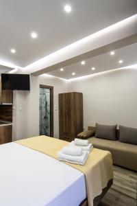 Posezení v ubytování Nikolaidis Apartments