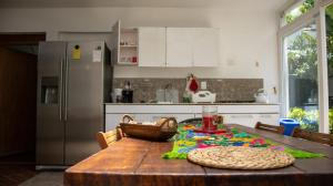 Küche/Küchenzeile in der Unterkunft La Jardinatta