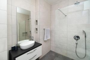 Koupelna v ubytování Apartments Slavica