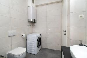 Koupelna v ubytování Apartments Slavica