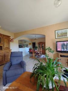 Posezení v ubytování Chambre d hôtes en Provence, au pied du Luberon, les Coquelicots + 37 fotografií