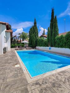 a swimming pool in the backyard of a villa at Ayia Napa Villa with private pool in Ayia Napa