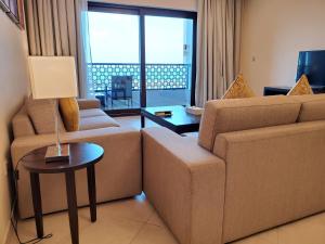 Posezení v ubytování Al Bahar Hotel & Resort