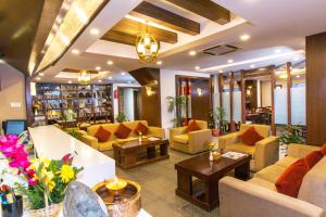 Posezení v ubytování Kathmandu Suite Home