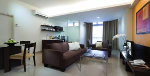 Posezení v ubytování Fahrenheit Suites Bukit Bintang, Kuala Lumpur