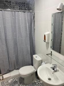 Koupelna v ubytování Hostal Oliver