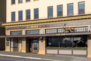 a store front of a building on a street at Gilmore Hotel, Trademark Collection by Wyndham in Ketchikan