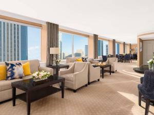 Posezení v ubytování Fairmont Winnipeg