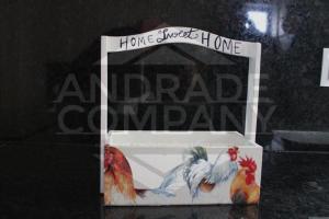 a box with chickens in it with a sign at Casa da Padaria Antiga 1 in Pinhão
