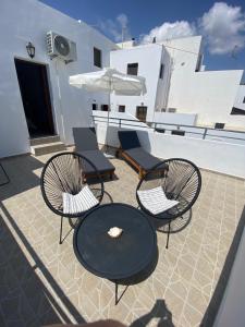 Balkón nebo terasa v ubytování Fedra Apartments Lindos