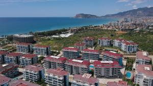 Letecký snímek ubytování Calypso Residence in Kestel Alanya E4
