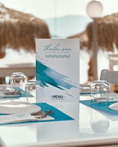 A restaurant or other place to eat at Hotel Pavlou