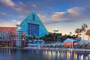 O edifício em que o resort se localiza