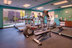 a gym with cardio equipment in a room at Fairfield Inn & Suites by Marriott Moab in Moab