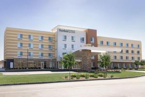 een weergave van de voorkant van een hotel bij Fairfield by Marriott Inn & Suites Rockaway in Rockaway