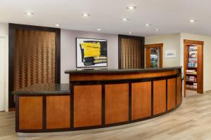a lobby with a bar in a store at Residence Inn Potomac Mills Woodbridge in Woodbridge