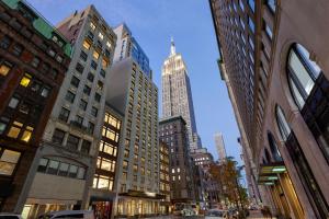 a view of a city with tall buildings at Le Méridien New York, Fifth Avenue in New York