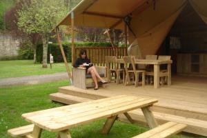 Zahrada ubytování Camping de la Bonnette