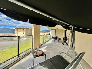 Balkon lub taras w obiekcie BEL'ORIZONTE B , proche centre ville et plage