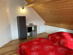 Posteľ alebo postele v izbe v ubytovaní Chalet Las Abelhas