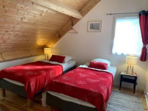 Posteľ alebo postele v izbe v ubytovaní Chalet Las Abelhas