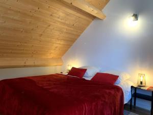 Posteľ alebo postele v izbe v ubytovaní Chalet Las Abelhas