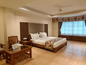 Mount Polaris Suites & Spa客房内的一张或多张床位
