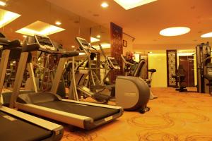 Fitness centrum a/nebo fitness zařízení v ubytování The Metropolitan Hotel & Spa New Delhi