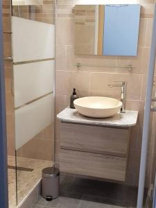 Kúpeľňa v ubytovaní Les Embruns - Les plages - appartement 3eme étage