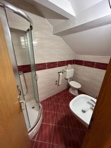 Kúpeľňa v ubytovaní Sobe Zimmer Frei
