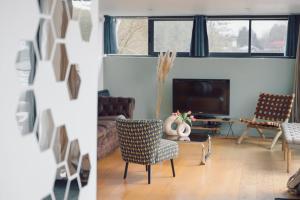Posedenie v ubytovaní Loft sur l'eau en centre-ville de Compiègne