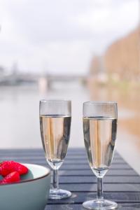 Nápoje v ubytovaní Loft sur l'eau en centre-ville de Compiègne